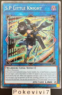 Carte YU-GI-OH! S:P LITTLE KNIGHT RA03-EN049 PSR NEUF - Image 1