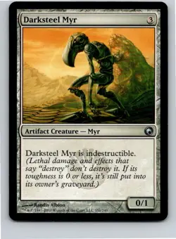 Magic the Gathering Darksteel Myr Scars of Mirrodin MTG Free Shipping! - Image 1