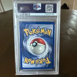 1999 Pokemon Game Poliwrath Holo 13/102 PSA 7 - Image 2
