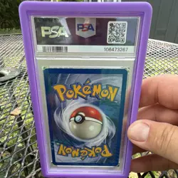 Mewtwo 1999 Pokemon Base Set Holo Rare 10/102 PSA 8 Graded English - Image 2