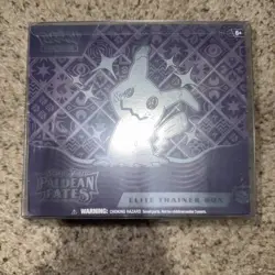 Pokemon TCG Scarlet & Violet Paldean Fates Elite Trainer Box ETB w/ Protector - Image 1