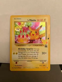 ______'s Pikachu 24 25th Anniversary Holo Celebrations Pokemon Card - NM - Image 1