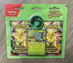 Pokemon Mega Evolution Sealed Ascended Heroes Erika's Tangela 2-Pack Blister New - Image 1