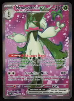 Meowscarada ex 231/193 Full Art: Paldea Evolved Pokemon TCG Near Mint - Image 1
