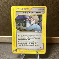 MP Bill's Maintenance 137/165 - Expedition E-Series - Non-Holo Pokemon Card - Image 3