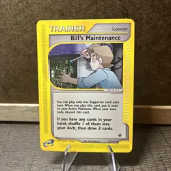 MP Bill's Maintenance 137/165 - Expedition E-Series - Non-Holo Pokemon Card - Image 5
