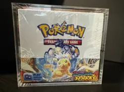 Pokemon TCG Scarlet & Violet - Surging Sparks Booster Box In Acrylic Case - Image 1
