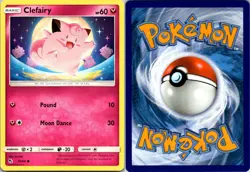 Clefairy 39/68 Hidden Fates Pokemon TCG Common NM - Image 3