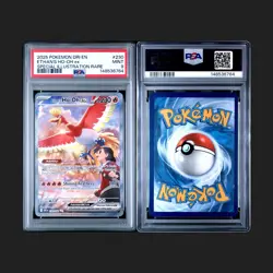 Pokemon TCG: Destined Rivals - Ethan's Ho-Oh Ex 230/182 SIR [PSA 9] MINT - Image 3