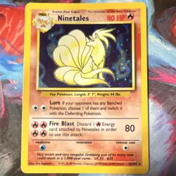 Pokemon Ninetales 80 HP Fox Holo Rare Base Set 12/102 Wizards 1999 - Image 3