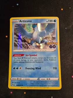Articuno 024/078 Holo Rare Pokemon GO Pokemon Holo NM - Image 1