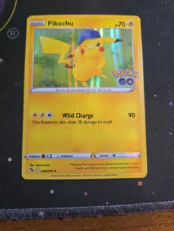 Pikachu 028/078 Holo Rare Pokemon GO Pokemon Holo NM - Image 1