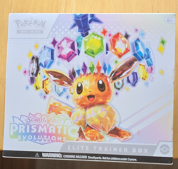 Pokemon TCG Scarlet & Violet Prismatic Evolutions Elite Trainer Box w/ Promo - Image 1