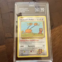 Pokemon Imakuni's Doduo 112/108 Evolutions 2016 TAG 10 #1 Highest Tag Graded - Image 1