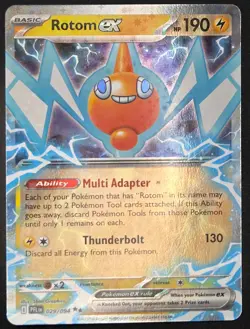 NM+ Rotom ex 029/094 Cosmo Holo, Me: Phantasmal Flames- Pokemon TCG - Image 2
