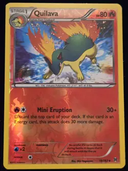 Pokemon TCG: XY Breakthrough - Quilava (19/162) Uncommon Reverse Holo MP - Image 1