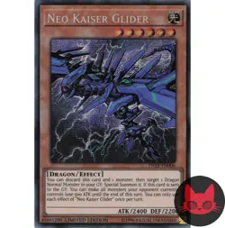 Yugioh Neo Kaiser Glider TN19-EN006 Secret Rare Limited Edition LP - Image 1