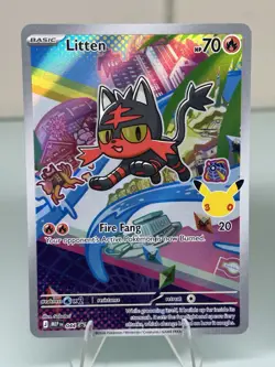 Pokemon TCG First Partner Illustration Collection Alola Starter Set Rowlet 43 - Image 4