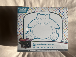 151 Pokemon Center Elite Trainer Box Exclusive PC ETB 2 small rips - Image 1