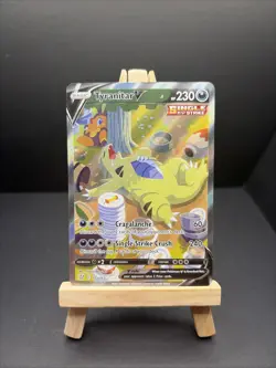 Pokemon TCG Tyranitar V Battle Styles Ultra Rare Full Alt Art Holo 155/163 - Image 1