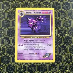 Pokemon TCG Sabrina's Haunter 58/132 Gym Heroes Unlimited Uncommon Non-Holo Card - Image 1