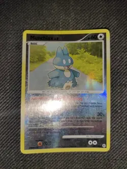 Pokemon Munchlax 33/130 Diamond & Pearl Reverse Holo Rare - Image 2