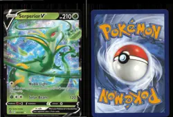 Serperior V 007/195 Holo V Rare Silver Tempest Pokemon Near Mint - Image 3