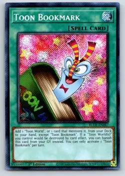 Toon Bookmark BLCR-EN067 Battles of Legend Yu-Gi-Oh 1st Edition NM - Image 1