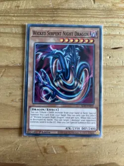 Yugioh ALIN-EN031 - Wicked Serpent Night Dragon - Common - Image 1