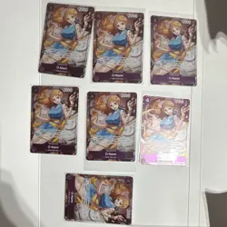 Bandai One Piece Card Game O-Nami ST18-002 ST18 Purple Alt Art x7 EN - Image 1