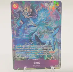 Bandai One Piece Enel OP15-060 SR Holo Special SP 6 Cost 8000 Power - Image 1