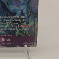 Bandai One Piece Enel OP15-060 SR Holo Special SP 6 Cost 8000 Power - Image 4