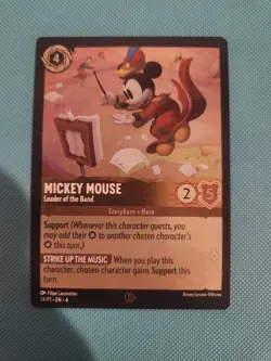 Disney Lorcana - Mickey Mouse - Leader of the Band - 34/P1 - League Promo - Image 1
