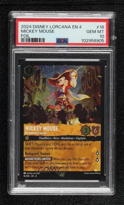 2024 Disney Lorcana - Ursula's Return 4 Foil #16 PSA 10 GEM MT - Image 1