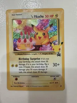 _____’s Pikachu Pokemon celebrations card - Image 1