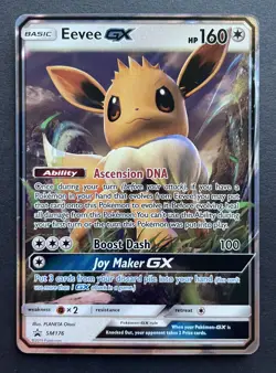 Pokemon Card EEVEE GX SM176 Ultra Rare Promo - NM/M - Image 1