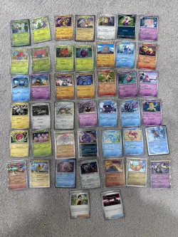 Pokemon 151 44 Card Bulk Bundle mix of holo, non-holo and trainer - Image 1