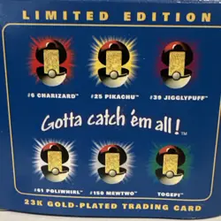 SEALED Pokemon Charizard Limited Edition 23K Gold-Plated Trading Card - Image 2