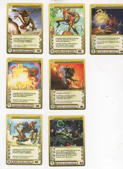 Chaotic lot #116. Lot of 7 Mipedian Creature cards. - Image 1