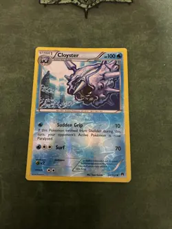 Cloyster 24/122 Breakpoint Reverse Holo Pokemon Trading Card - Image 1