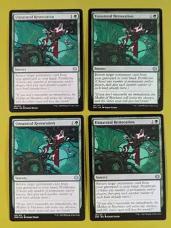 Unnatural Restoration x4 Phyrexia: All Will Be One 4x Magic the Gathering MTG - Image 1