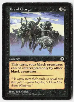 Dread Charge Rare Portal Magic: The Gathering Near Mint - Image 1