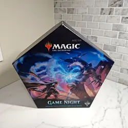 2018 Magic The Gathering Game Night Starter Set 5 Decks Dice Life Counters Used - Image 1