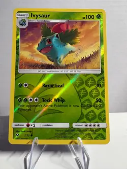 Pokemon TCG Ivysaur Reverse Holo 2/73 Shining Legends - Image 1