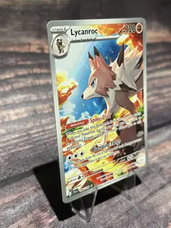 Lycanroc 166/159 Illustration Rare Sv09: Journey Together Pokemon Card - Image 2
