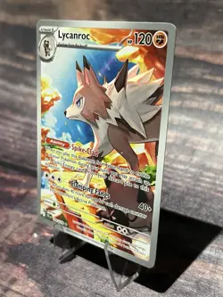 Lycanroc 166/159 Illustration Rare Sv09: Journey Together Pokemon Card - Image 3
