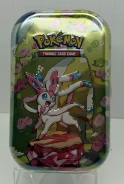 Pokemon TCG Prismatic Evolutions Mini Tin Sylveon Factory Sealed New - Image 1