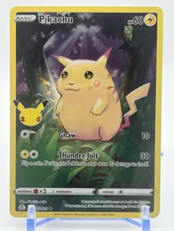 Pikachu 005/025 Celebrations Holo Rare Pokemon TCG NM "FAT PIKACHU" 😍 (D) - Image 1