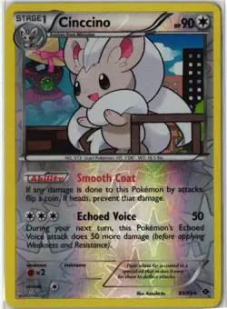 Cinccino #85/99 Rare Next Destinies Reverse Holo MP Pokemon TCG - Image 1