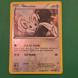 Pokemon TCG Minccino 104/113 Legendary Treasures Reverse Holo Common Eng 60 HP - Image 1